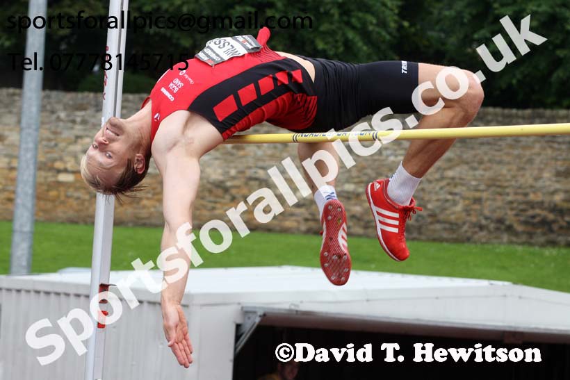 Mens decathlon high jump, EAP International Cominted Events, Hexham. Photo: David T. Hewitson/Sports for All Pics